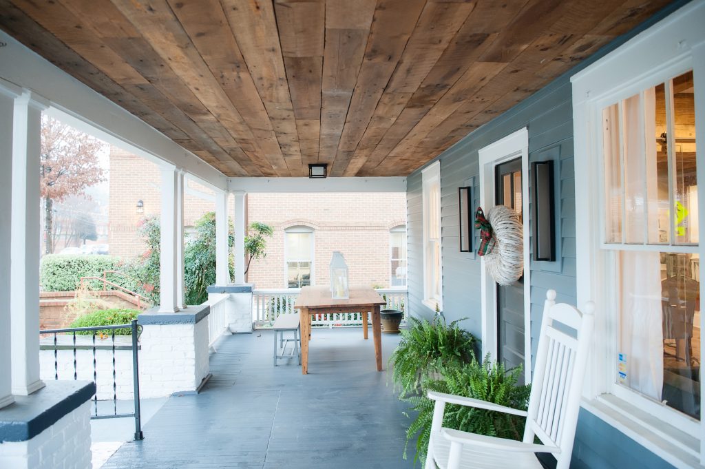 Brown Barnsiding Ceiling Planking